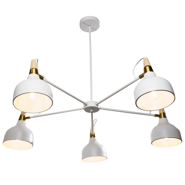 Pendant lamp Mondovi 5, D85xH60cm, E27x5 40W(MAX)