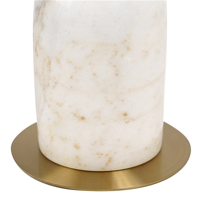 Side table Jarna, ceramic/stone/metal, D45cm H55cm