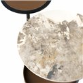 Side table Jarso, ceramic/metal, D43xH63cm