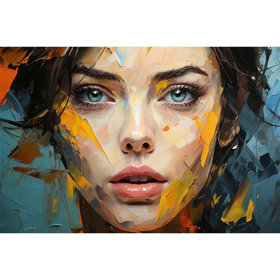 Картина Beauty with Splashes of Colour, 80x120cm 