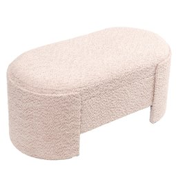Bench with storage box Caldelari S, mauve, H31x73x35cm