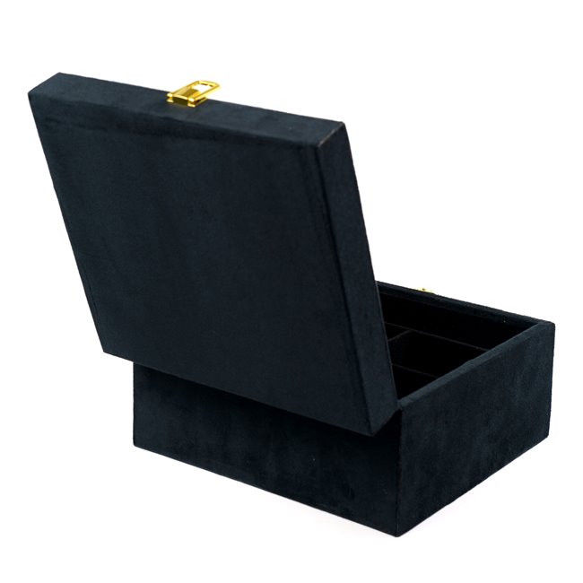 Jewelry box Calvello, black, 23.5x21x12cm