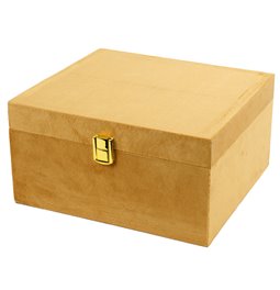 Шкатулка для украшений Calvello, золотистого цвета, 23.5x21x12cm