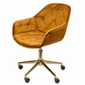 Office chair Slorino, 15 golden color, 58x63x78-88, seat height 44-54cm