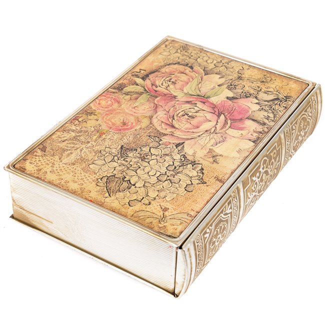 Book box  Flowers L, 30x20x6.8cm