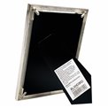 Photo frame Mokko, silver/white colors, 10x15cm