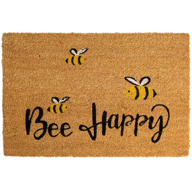 Door matt Bee, coconut, 60x40cm