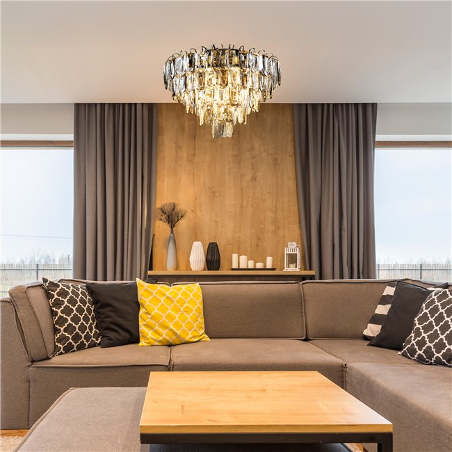 Ceiling lamp Seaton 8, H30xD50cm, E14x8 40W(MAX)