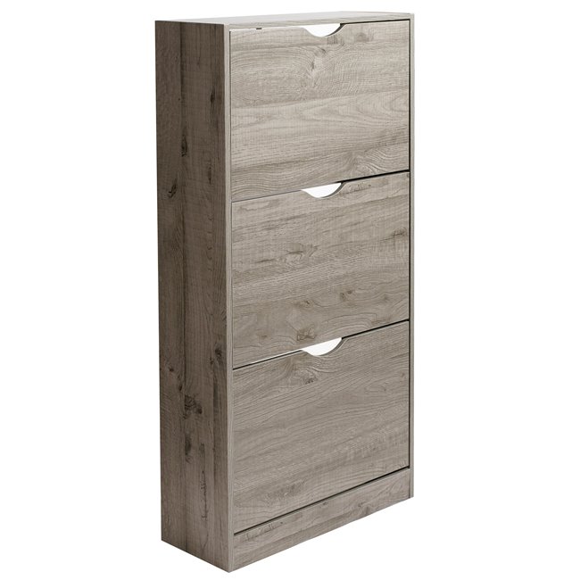 Shoe rack Chaus, grey, H119.5x60x23cm