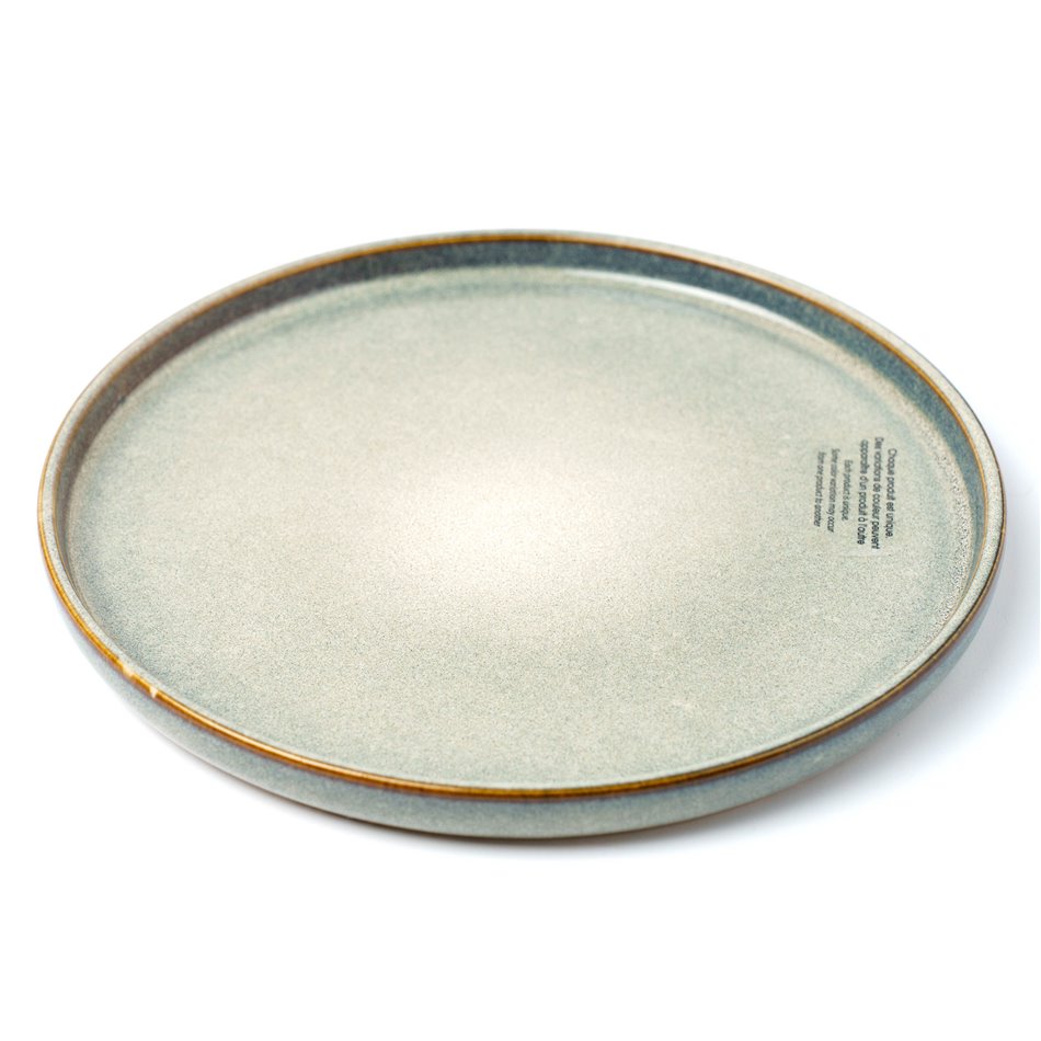 Dessert plate TERRE, green, D21cm