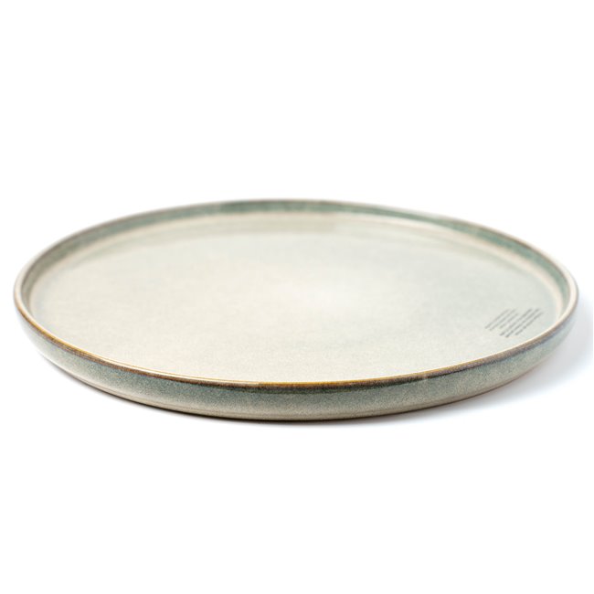 Diner plate TERRE, green, D27cm