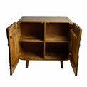 Sideboard Drone Compact, mango wood/MDF, brown, H75x81x38cm