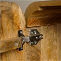 Sideboard Drone Compact, mango wood/MDF, brown, H75x81x38cm