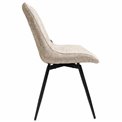 Dining chair Timmendorfo 30, swivelling 180, taupe color, H85x59x52, seat height 45.5cm