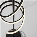 Floor lamp Moden1A, black, H123cm, D20cm, LED 24W, 3000K, 1320lm