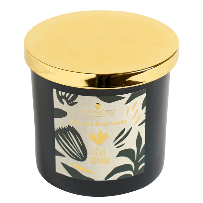 PFM candle Plum tonka, 400g., H10cm, D10.3cm