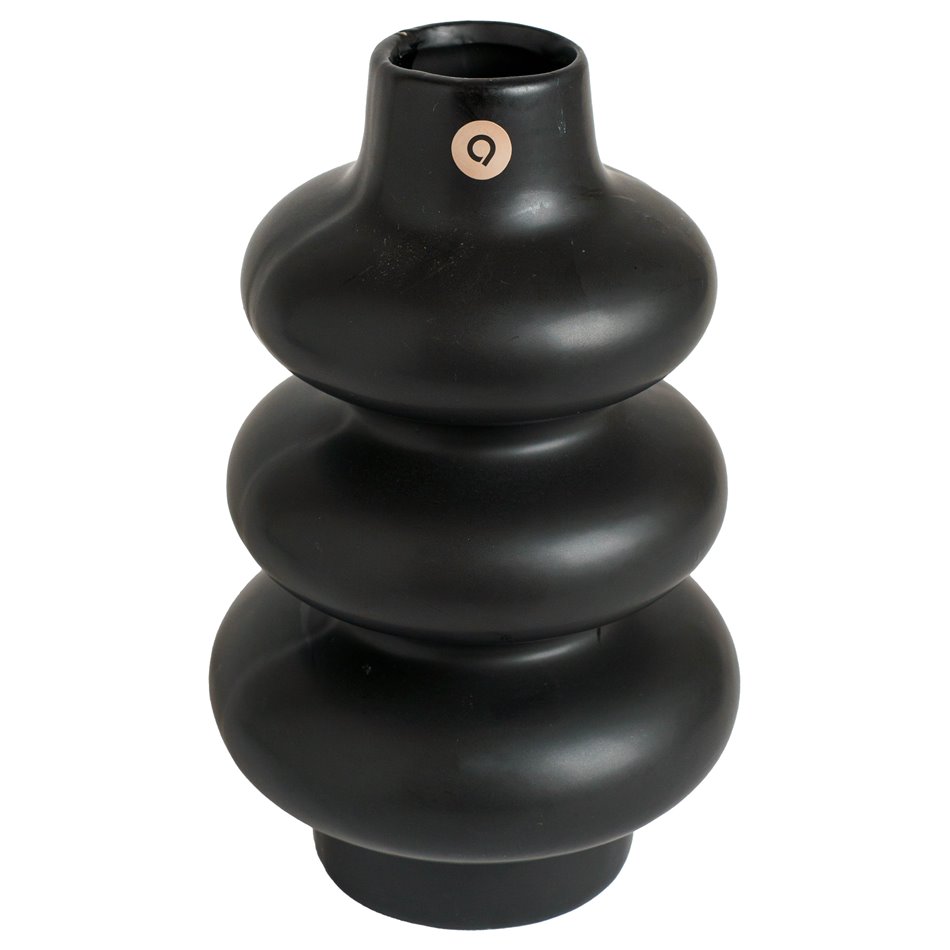 Vase Chlohilde, black, H25cm, D15.2cm