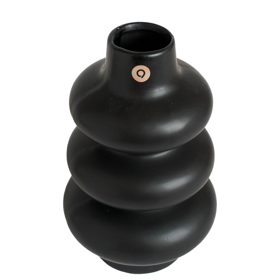 Vase Chlohilde, black, H25cm, D15.2cm