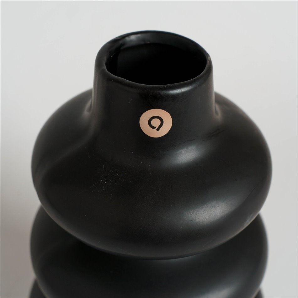 Vase Chlohilde, black, H25cm, D15.2cm