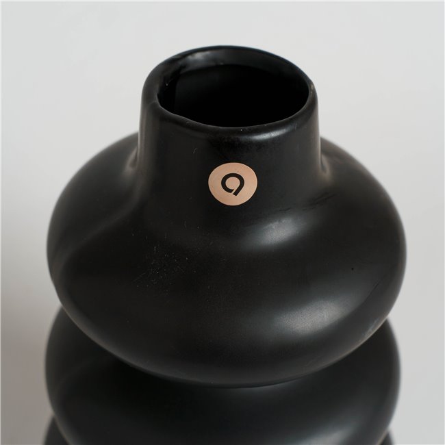 Vase Chlohilde, black, H25cm, D15.2cm