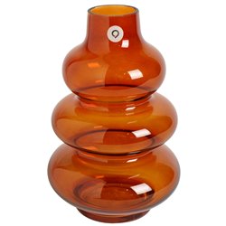 Ваза Chlohilde, оранжевая, H22 см, D14,5 см