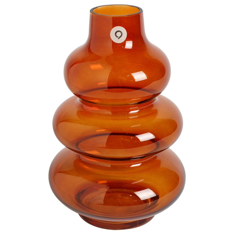 Ваза Chlohilde, оранжевая, H22 см, D14,5 см