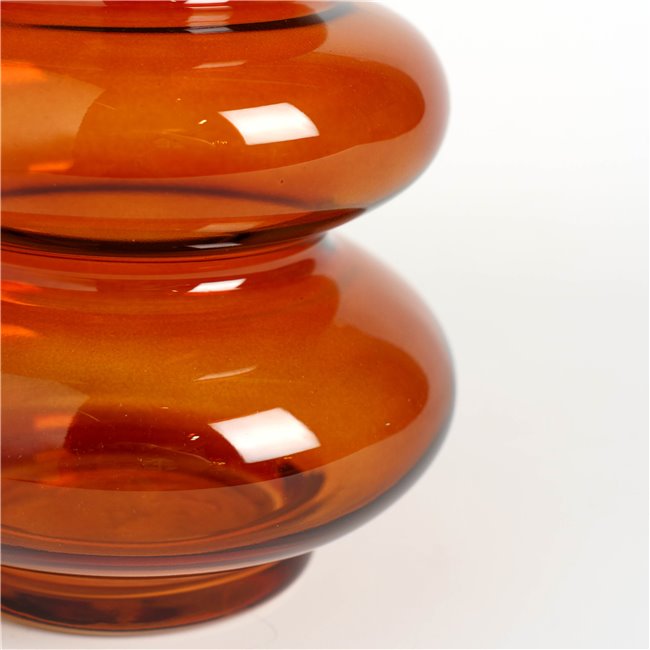 Ваза Chlohilde, оранжевая, H22 см, D14,5 см