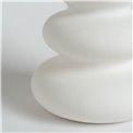 Vase Olm, white, H20cm, D16cm