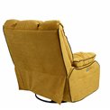 Electric recliner/rocking chair Hohenberg, apricot color, swivel 210, H84-106x96x105-170cm