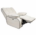 Electric recliner/rocking chair Hohenberg, beige, swivel 210, H84-106x96x105-170cm