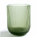 Drinking glass Rigano, green, 250ml, H9.5cm, D7.3cm