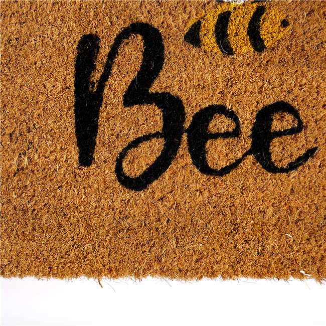 Придверный коврик Bee, резина/кокосовое волокно, 60x40cm
