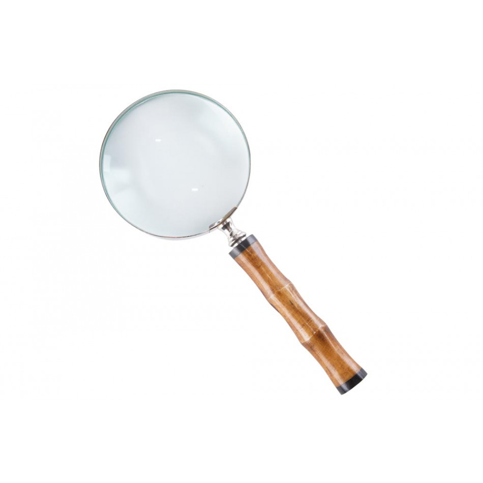 Magnifier with bone handle, 23.5x10x2.5cm 4x magnification