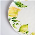 Serving platter Lemony, oval, ceramic, 38.5x33cm H2.5cm