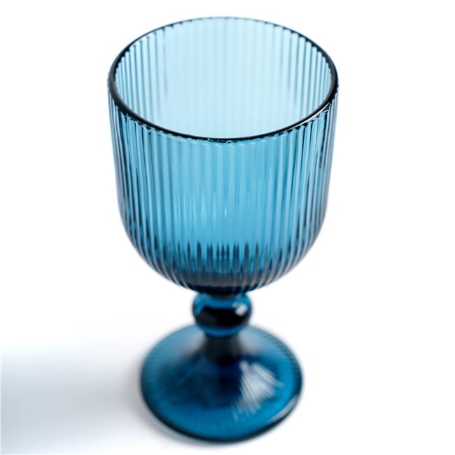 Бокал для вина Rigano, синий, 350ml, H16cm, D9cm