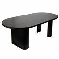 Журнальный столик Olova, черный, 120x60см H45см