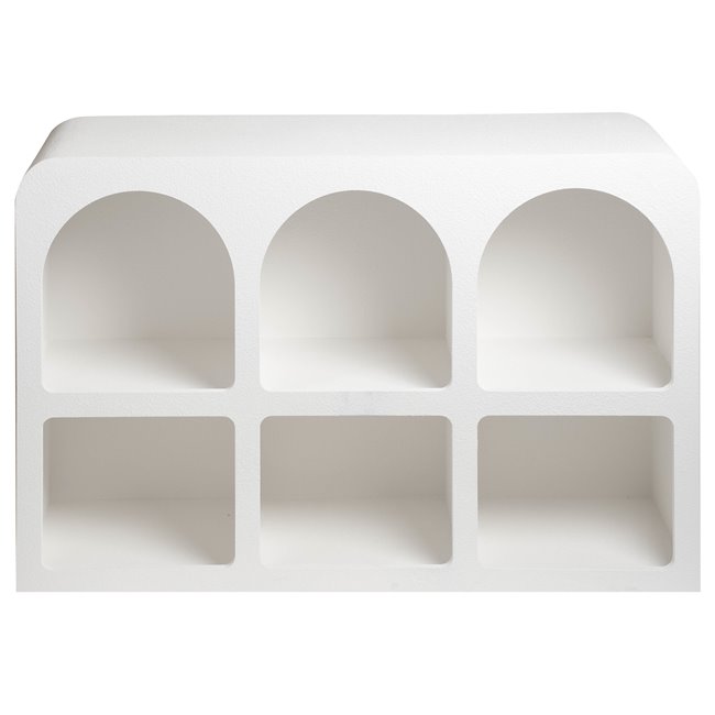 Cabinet Soleya 6, white, H71.5x110x35cm