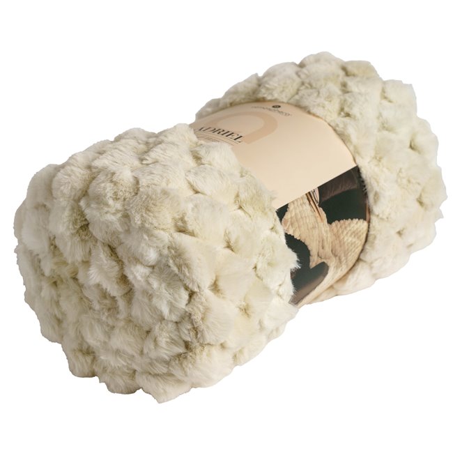 Plaid Adriel, beige, 120x160cm