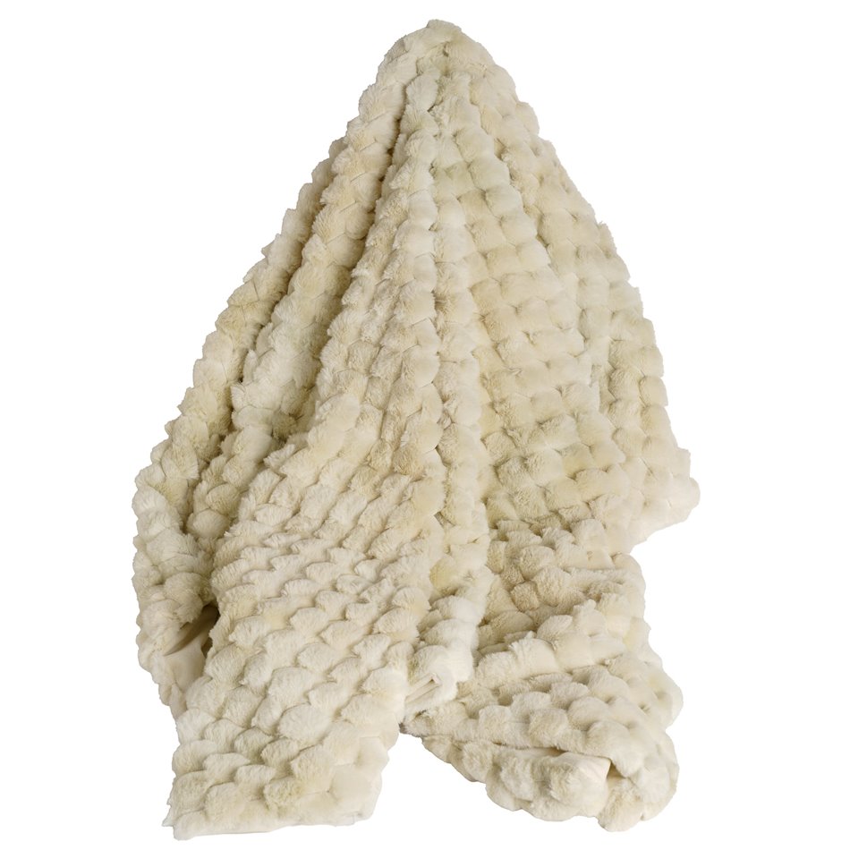 Plaid Adriel, beige, 120x160cm