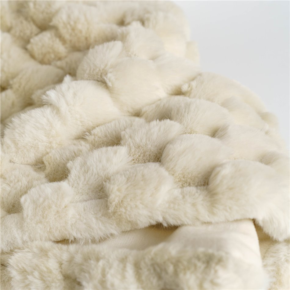 Plaid Adriel, beige, 120x160cm