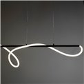 Pendant lamp Modena 9, black, H13-130x150cm, LED 30W, 3000K, 1650lm