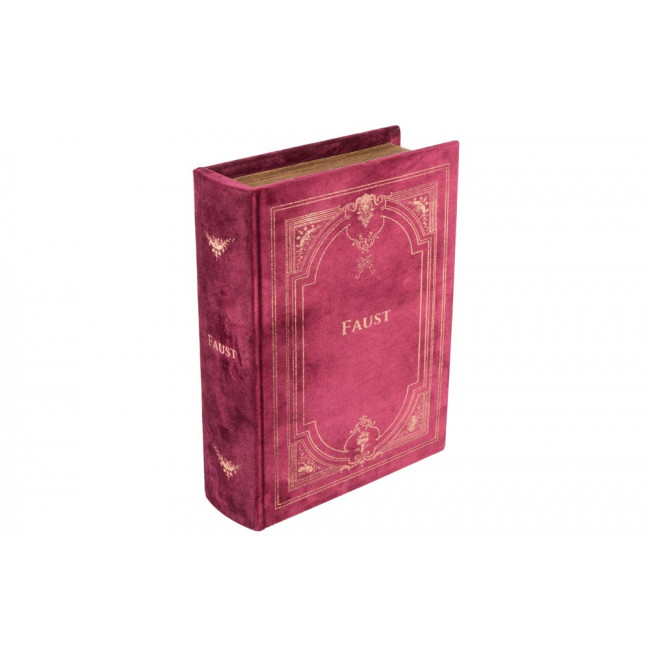Book box Felton,  red, 24x18x6cm
