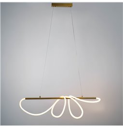 Потолочный светильник Modena, цвет латуни, H50-170x120cm, LED 30W, 3000K, 1650lm