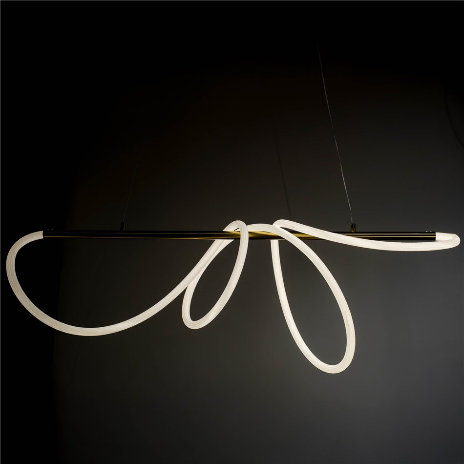 Потолочный светильник Modena, цвет латуни, H50-170x120cm, LED 30W, 3000K, 1650lm