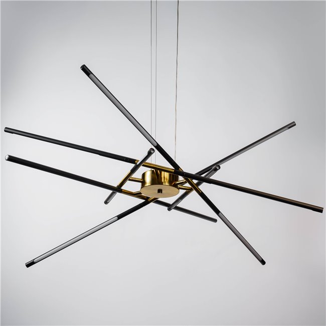 Потолочный светильник Modling 2A , черный, H86-155x98x98cm, LED 42W, 3000K, 2310lm