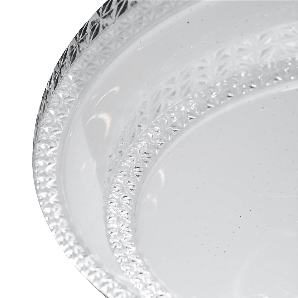 Pendant lamp Moerma, white, H8.8cm, D35cm, LED 24W, 3000-6000K, 1320lm