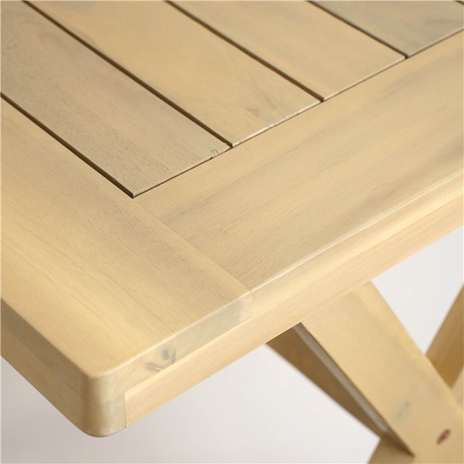 Table XENIA, acacia, 76x70cm H70cm