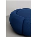 Swivel armchair Peppo Bloom, dark blue, H37xD76cm