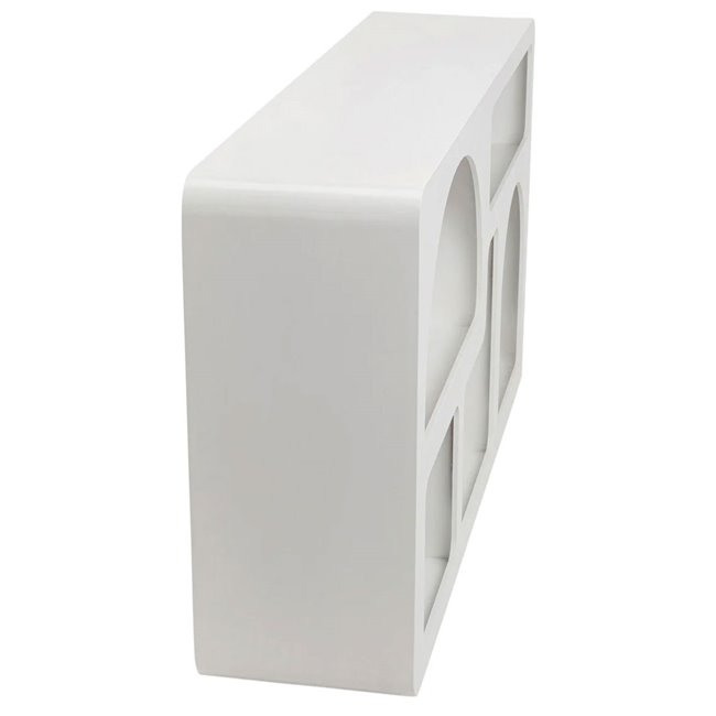 Shelf Paco, white, H75x140x32cm