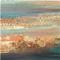 Canva Landscape wiht blue sky, set of 3 pieces, 144x72cm